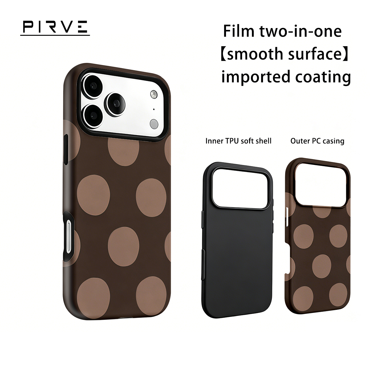 Phone Cases Brown - Korea Film Telefoonhoesje voor iPhone 18