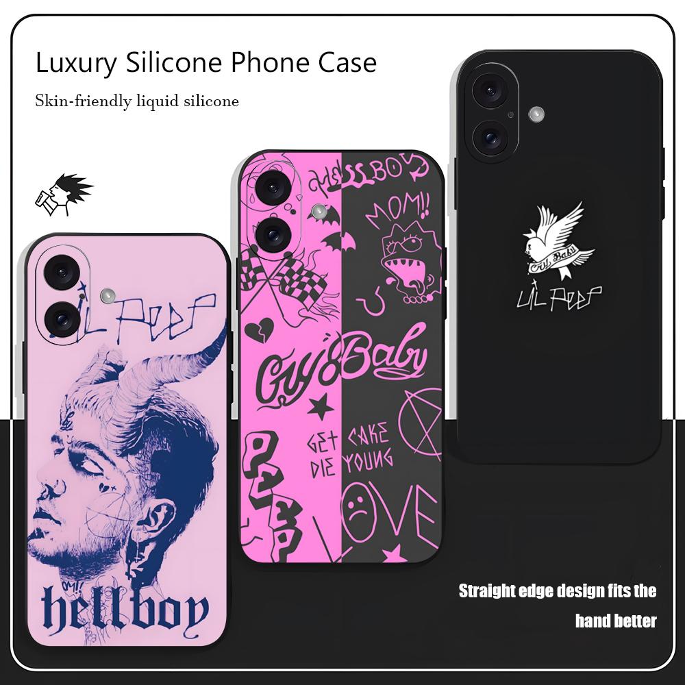 Phone Cases Bulk - L-Lil Peep Beroemde Ster Populaire Telefoonhoesje