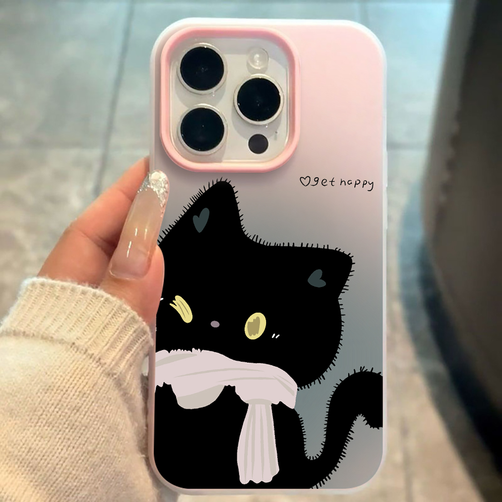 Phone Cases Xiaomi 15T - INS Koppel Zwart-Wit Kat Candy Kleur