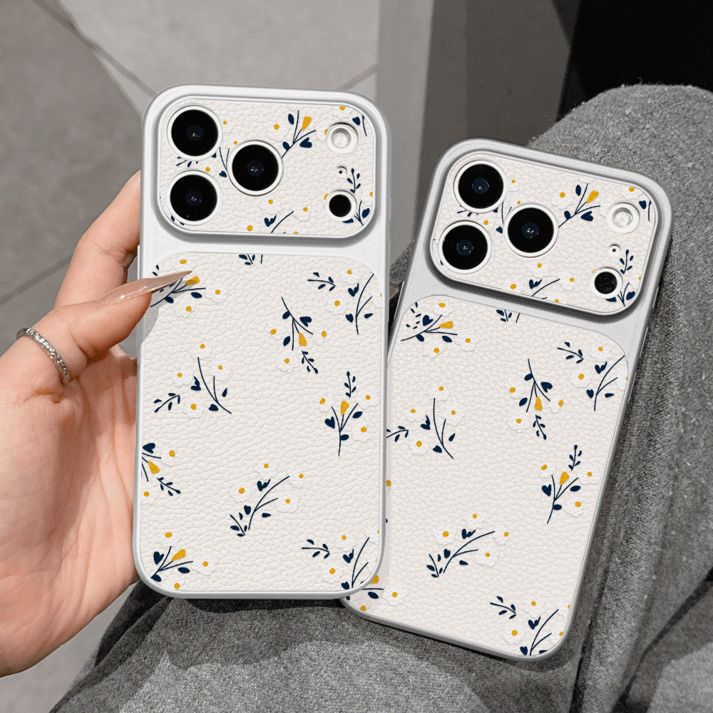 Phone Cases With Camera Cover - Bloemen Telefoonhoesje voor iPhone 17 Pro