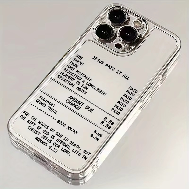 Phone Cases Jesus - Jesus betaalde het allemaal Telefoonhoesje voor