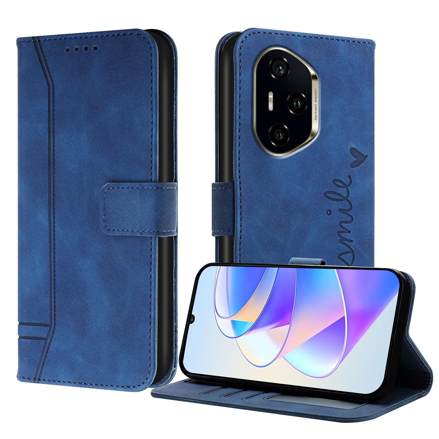 Flip Leather Case - Voor Honor 400 Lite Telefoonhoesje Flip