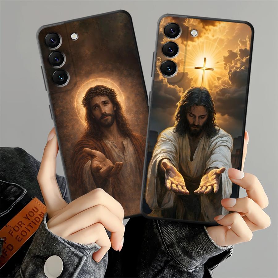 Phone Cases Jesus - Creatieve Jezus Kunst Telefoonhoesje voor Samsung