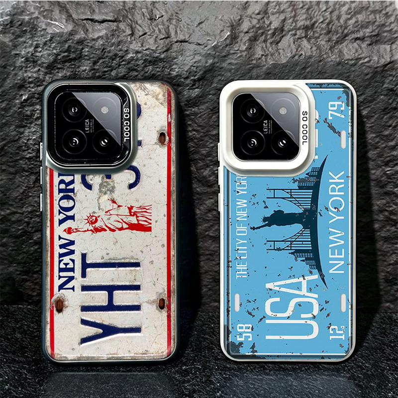 Phone Cases York - New York Style kentekenplaat ornament telefoonhoesje