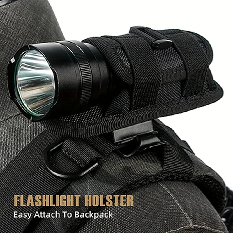 Military Grade Case - Tactische Zaklamp Cover Nylon Case voor