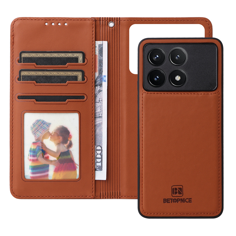 Leather Folio Wallet Case - BETOPNICE 2 in 1 afneembare magnetische