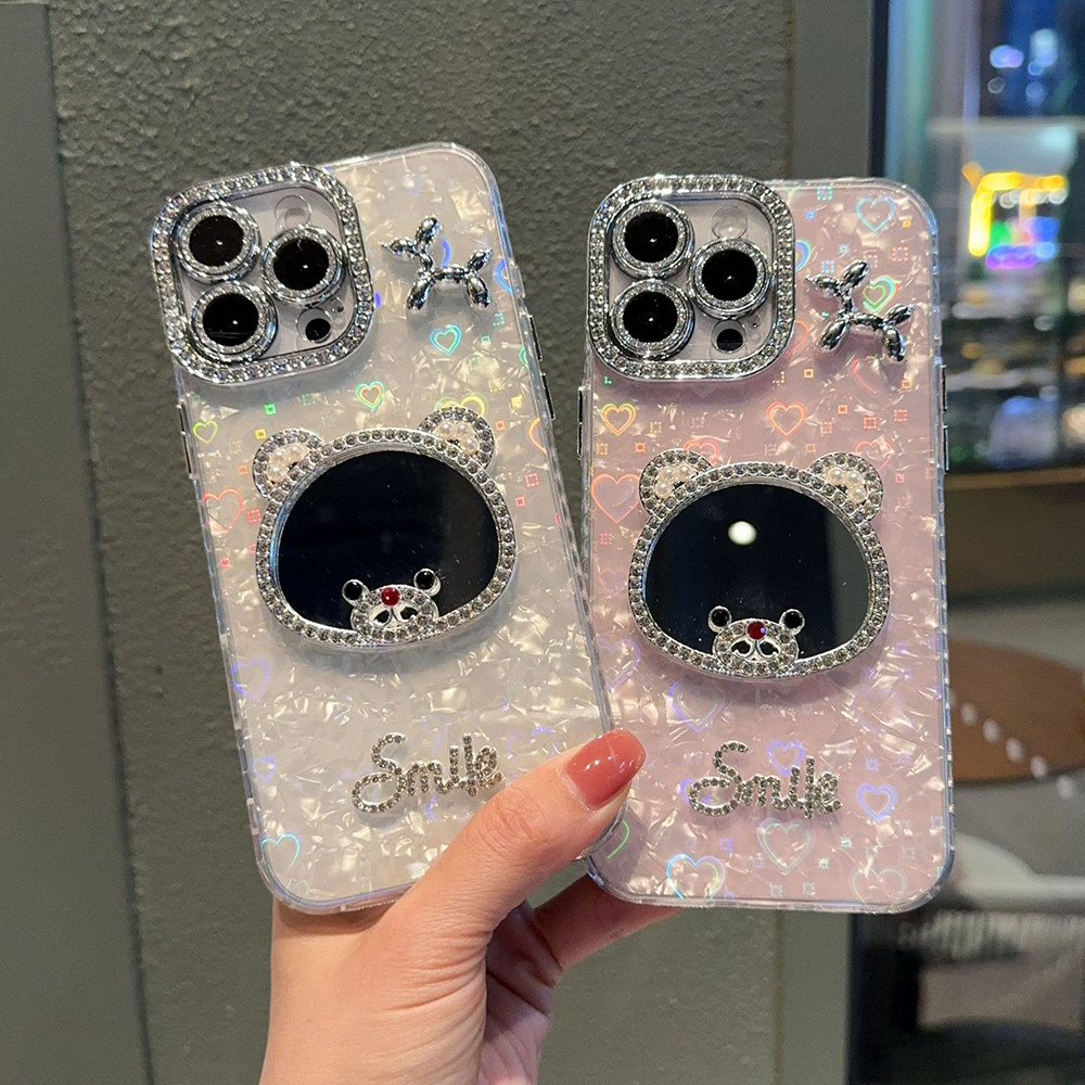 Phone Cases Best - Hartjes Glitter Telefoonhoesje voor Apple iPhone