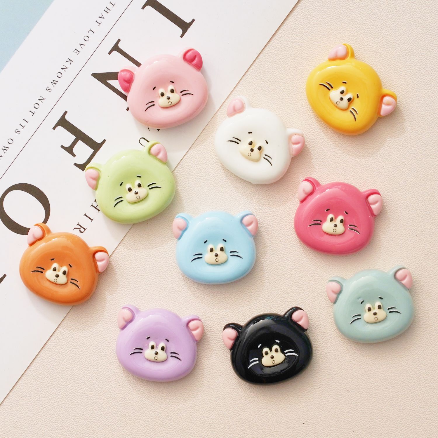 Phone Cases Rubber - 10 STKS Nieuwe Leuke Cartoon Crème