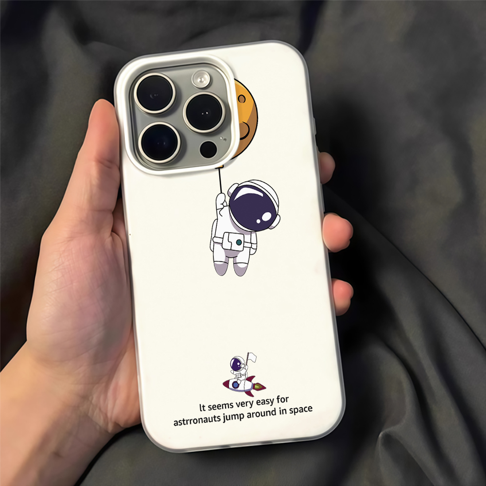 Phone Cases Xiaomi 15T - Chibi Astronaut zwevende doodle jelly hoesje
