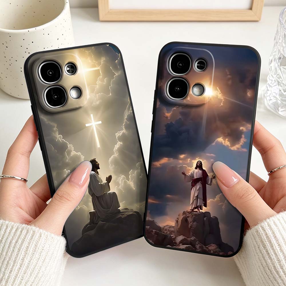 Phone Cases Jesus - Het Kruis en Jezus Patroon voor
