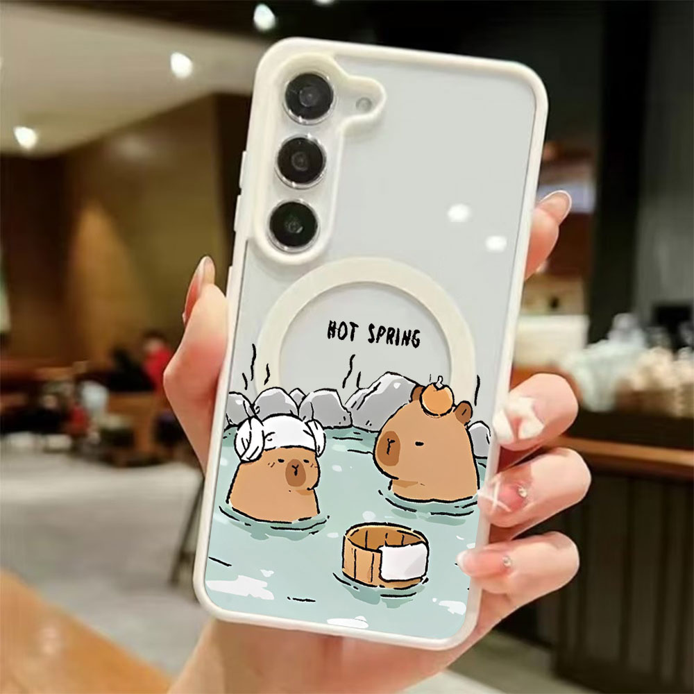 Phone Cases Transparent - Transparante magnetische telefoonhoes voor Samsung Galaxy