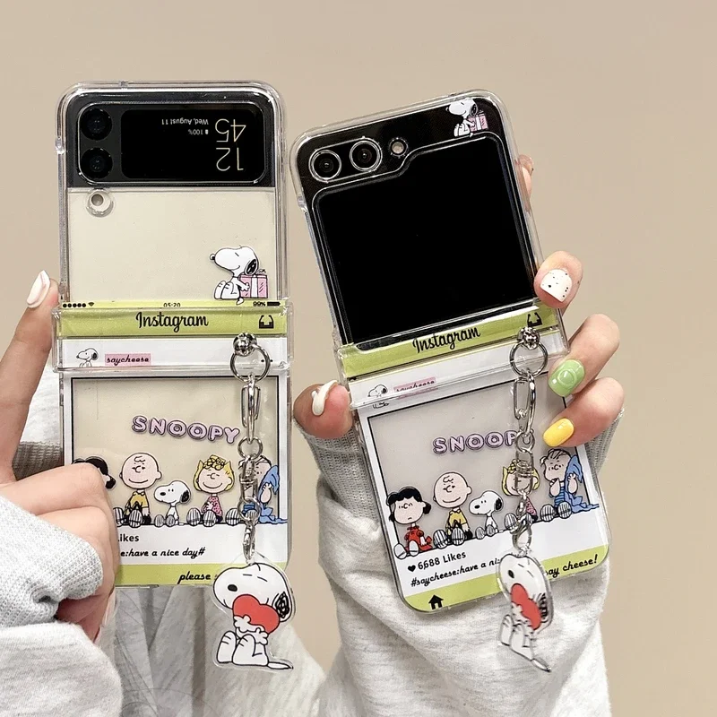 Phone Cases Brown - Schattig Cartoon Snoopy Charlie Brown Transparante