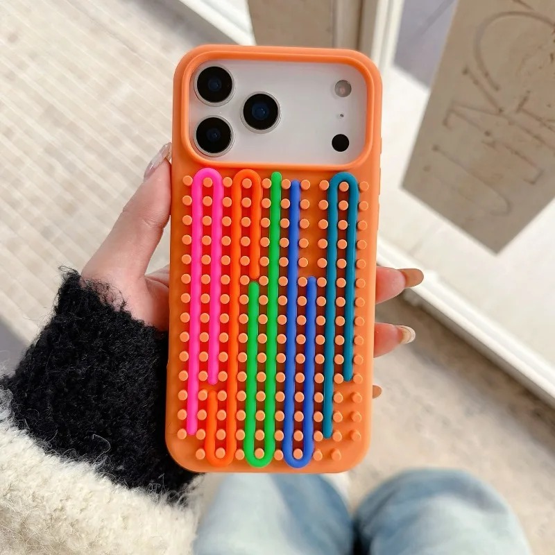 Phone Cases Diy - Cilindrische Labyrint Decompressie Puzzel Telefoonhoesje Voor