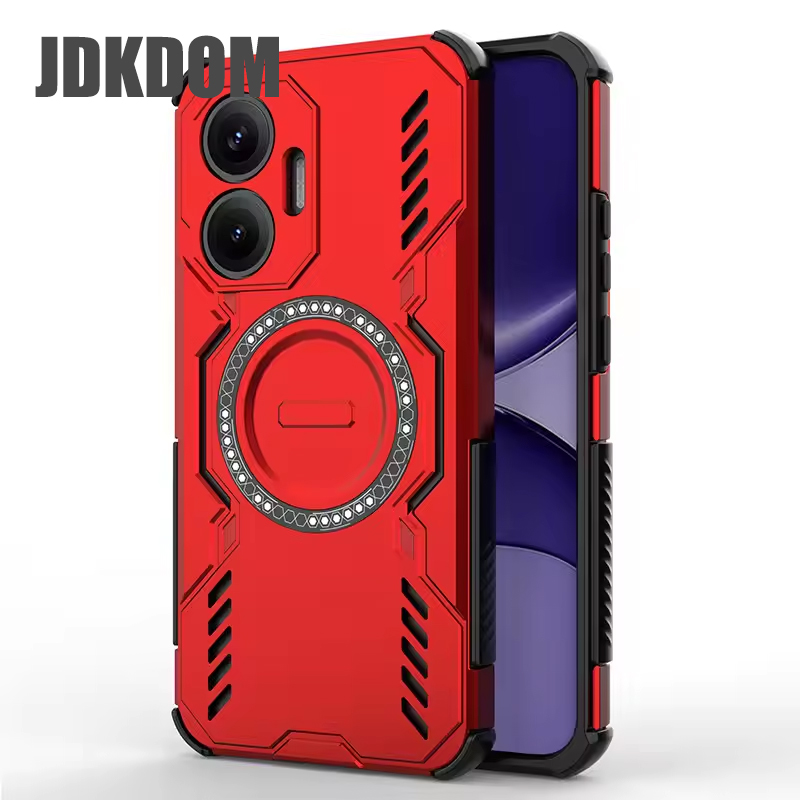 Heat Dissipation Case - JDKDOM Stootvaste, warmteafvoerende magnetische telefoonhoes voor