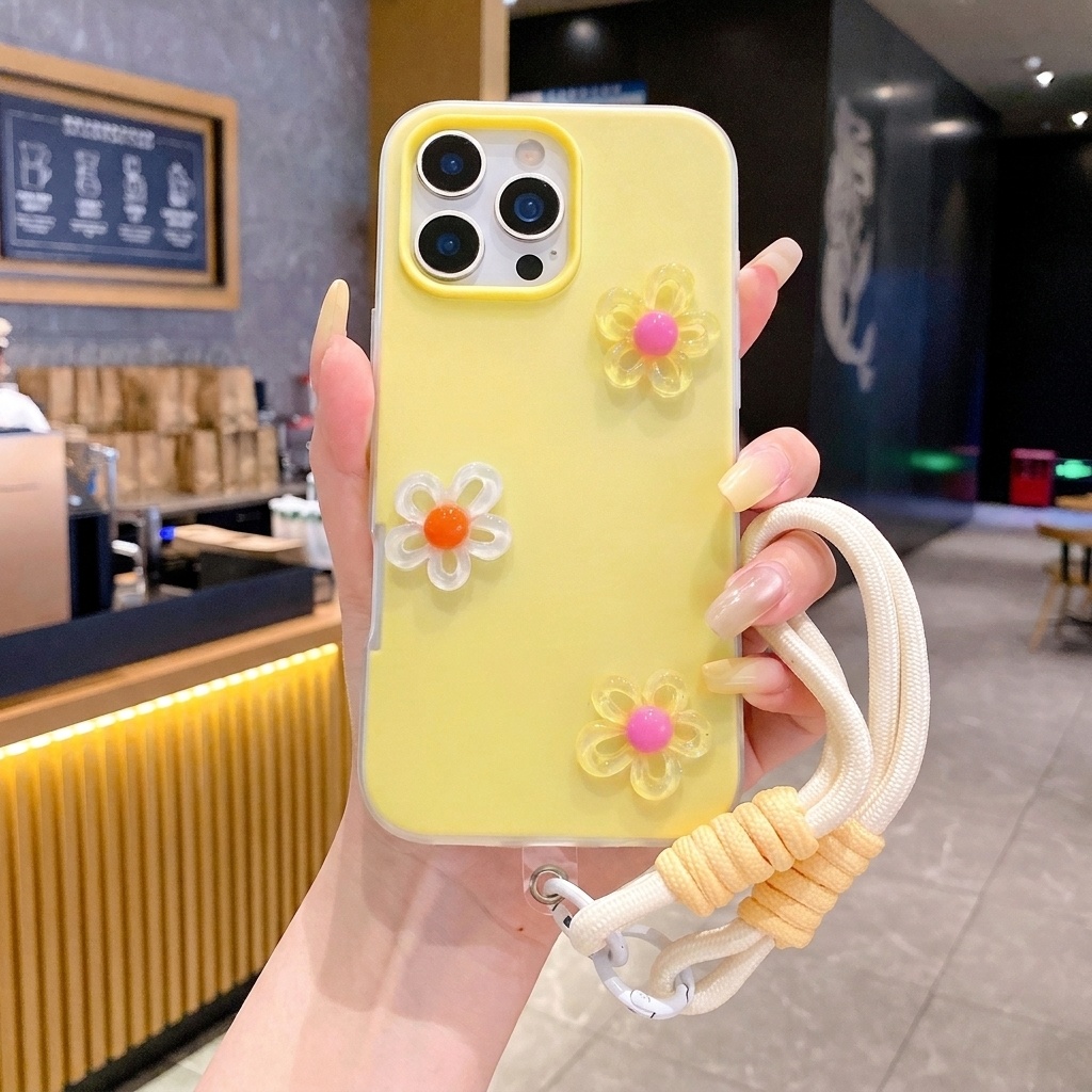 Phone Cases Diy - Koreaanse stijl 3D DIY kleurrijke bloemen