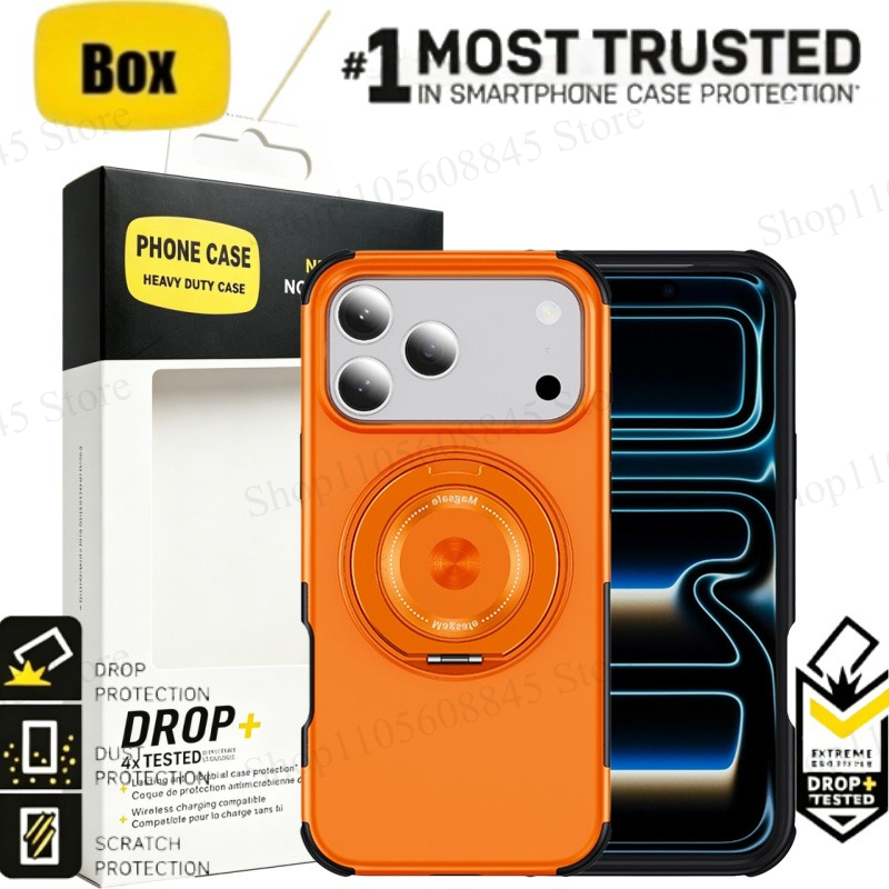 Military Grade Case - Robuuste militaire kwaliteit schokbestendige magnetische hoes