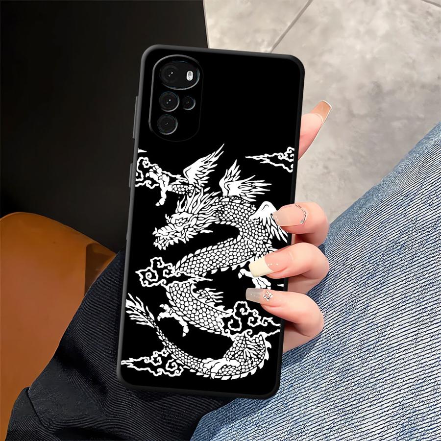 Coole Chinese Draak Soft Back  - Phone Cases Motorola recensie en prijs
