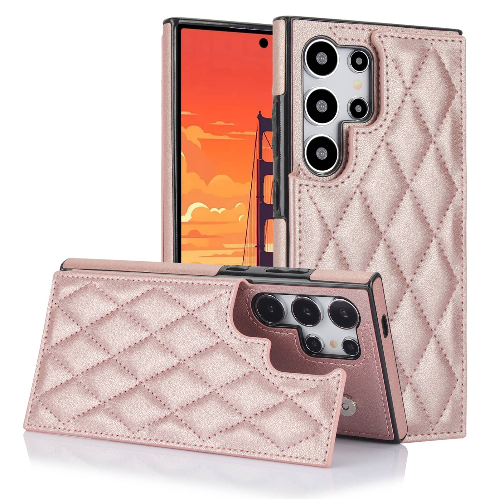 Voor Samsung Galaxy S25 Ultra  - Leather Folio Wallet Case recensie en prijs