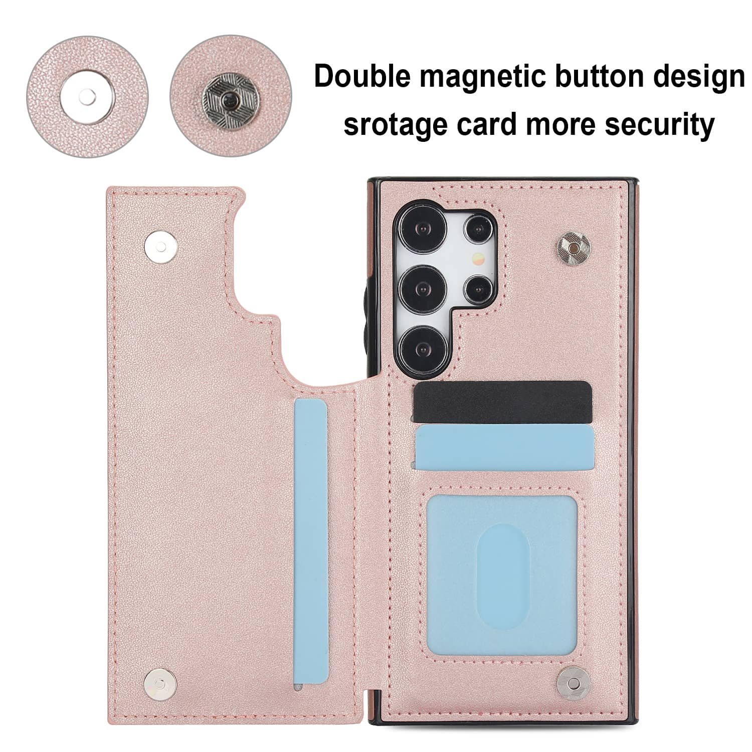 Voor Samsung Galaxy S25 Ultra  - Leather Folio Wallet Case recensie en prijs