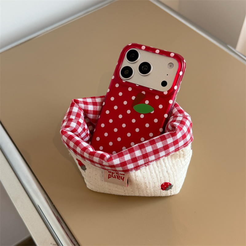 Rode Polka Dot Telefoonhoesje  - Phone Cases Redbubble recensie en prijs