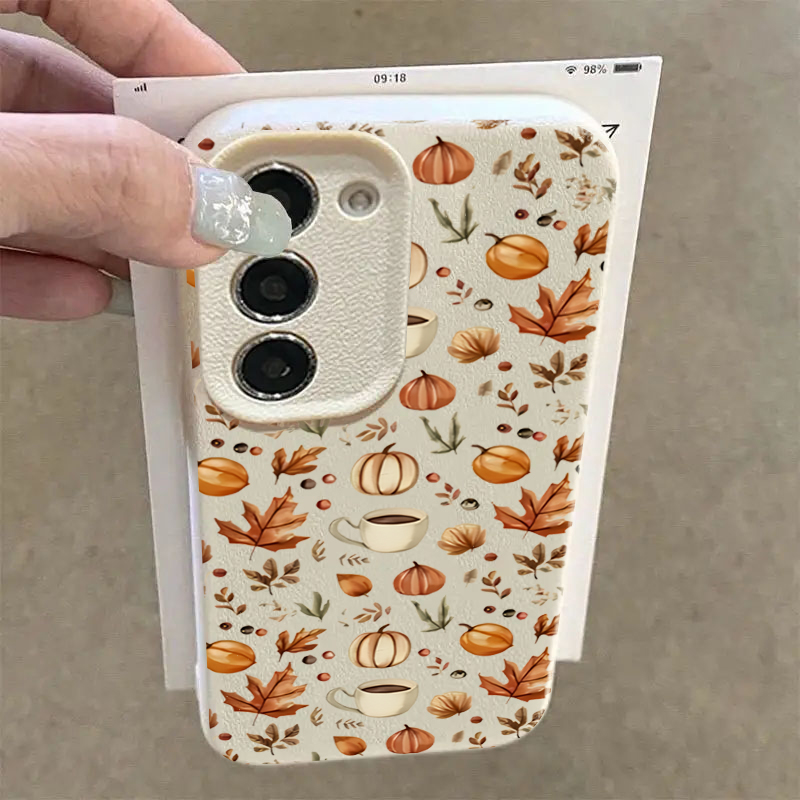 Herfst Pompoen Koffie Illustra - Phone Cases Bulk recensie en prijs