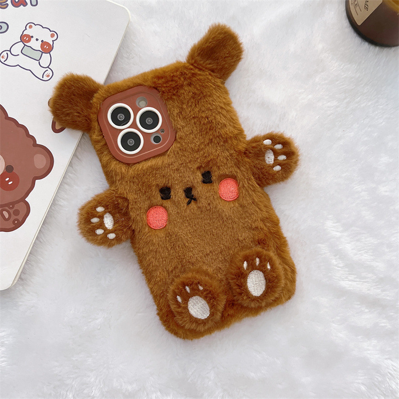 Koreaanse 3D Cartoon Beer Pluc - Phone Cases Iphone 13 recensie en prijs