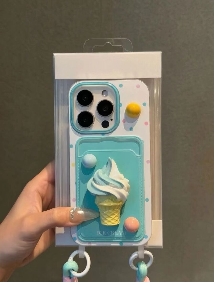 Creatief ijsjes 3D portemonnee - Phone Cases Iphone 13 recensie en prijs