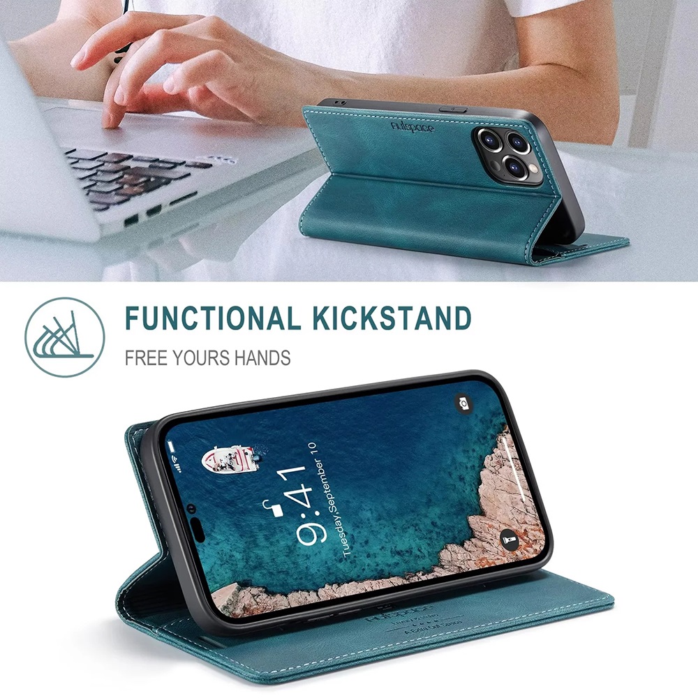 Lederen Cases Voor Iphone 14 1 - Leather Folio Wallet Case recensie en prijs