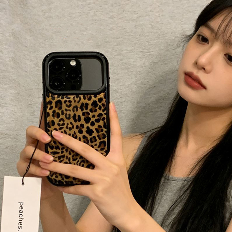 Ins Koreaanse stijl bruin luip - Phone Cases Brown recensie en prijs