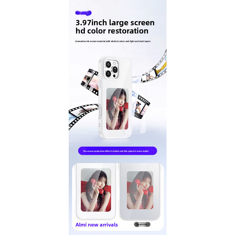 NFC Ink Display telefoonhoesje - Phone Cases Diy recensie en prijs