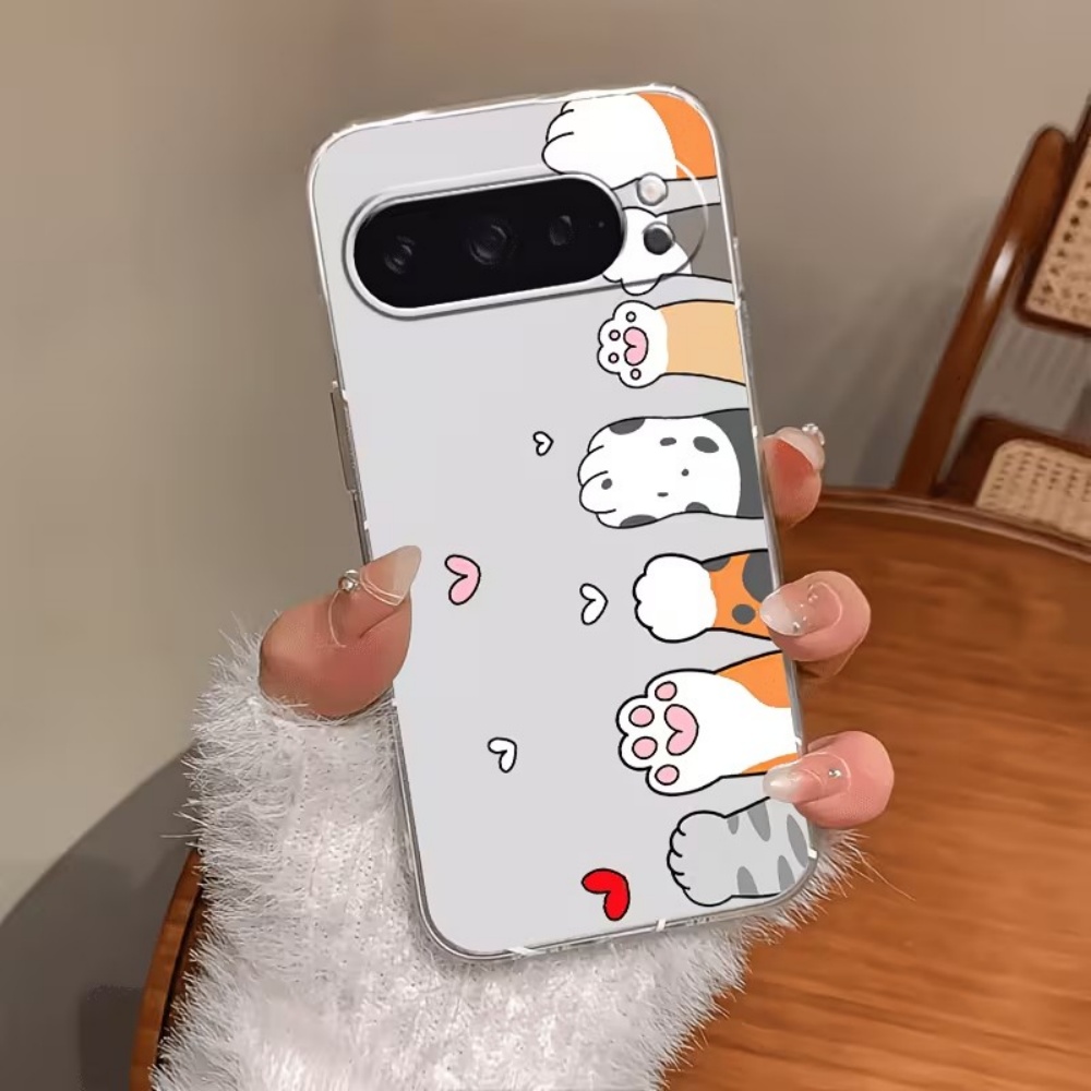 Cartoon kattenpootjes print kr - Phone Cases Google Pixel 10 recensie en prijs