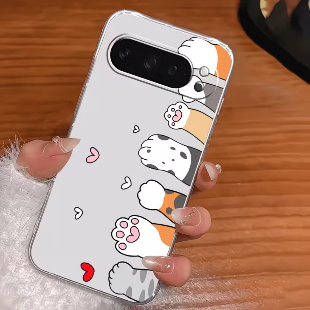 Cartoon kattenpootjes print kr - Phone Cases Google Pixel 10 recensie en prijs