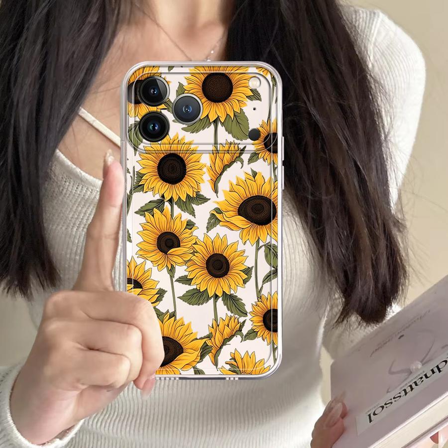 Schattig zonnebloempatroon hoe - Phone Cases Popular recensie en prijs