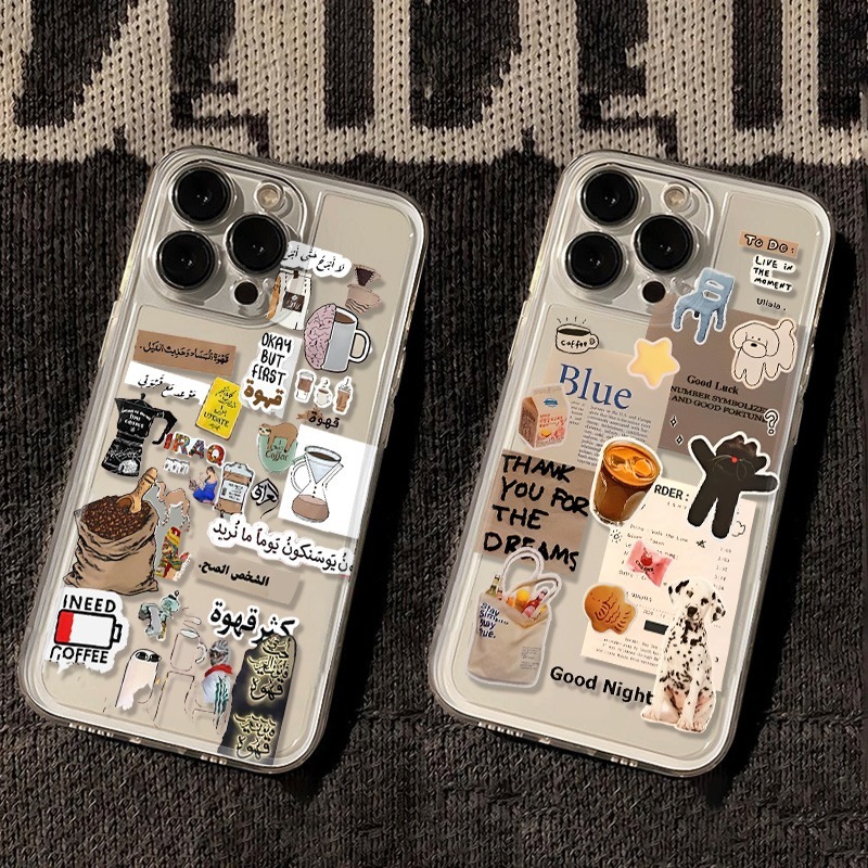 Ik hou van koffie patroon tele - Phone Cases Transparent recensie en prijs