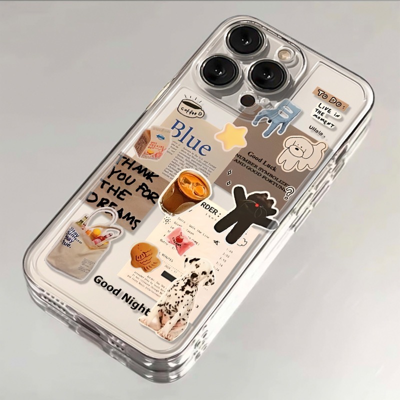 Ik hou van koffie patroon tele - Phone Cases Transparent recensie en prijs
