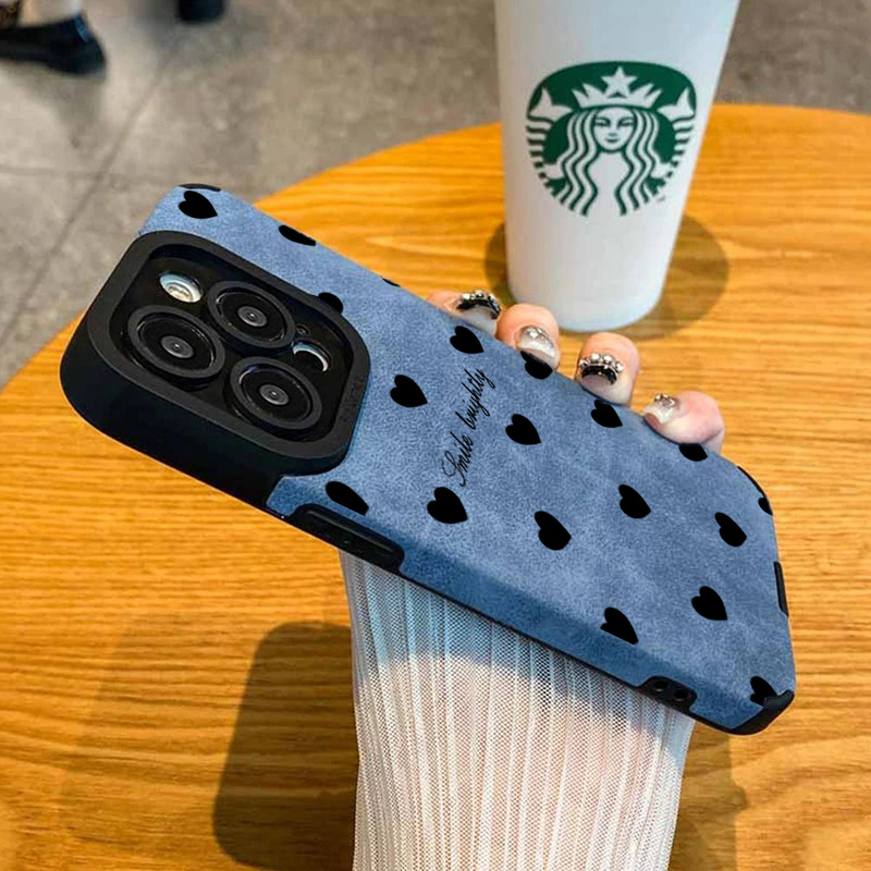 Nieuwe luxe zwarte liefde hart - Phone Cases Best recensie en prijs