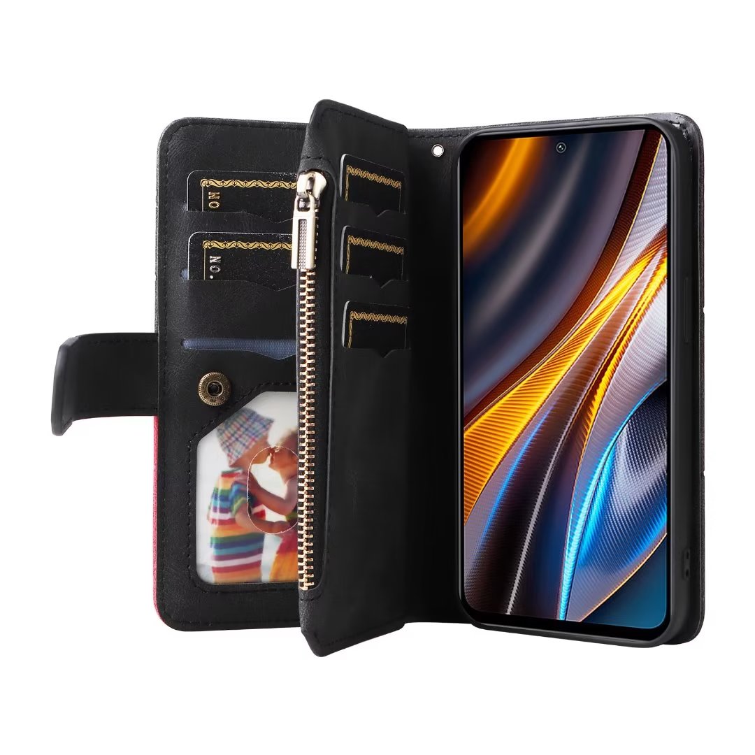 Luxe lederen flip-rits portemo - Leather Folio Wallet Case recensie en prijs