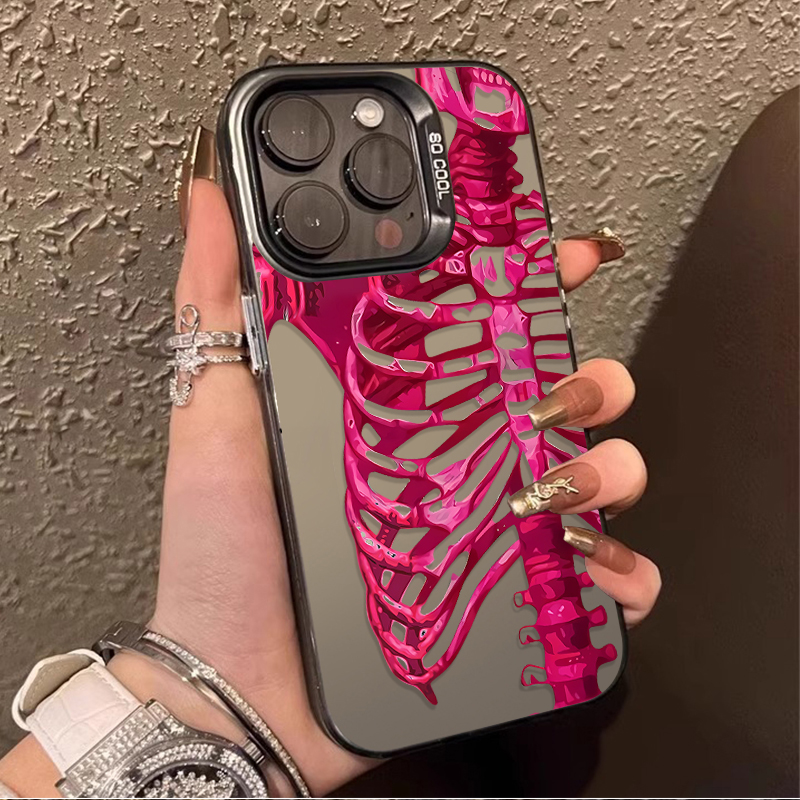 Luxe Roze Groene Schedel Telef - Phone Cases Best recensie en prijs
