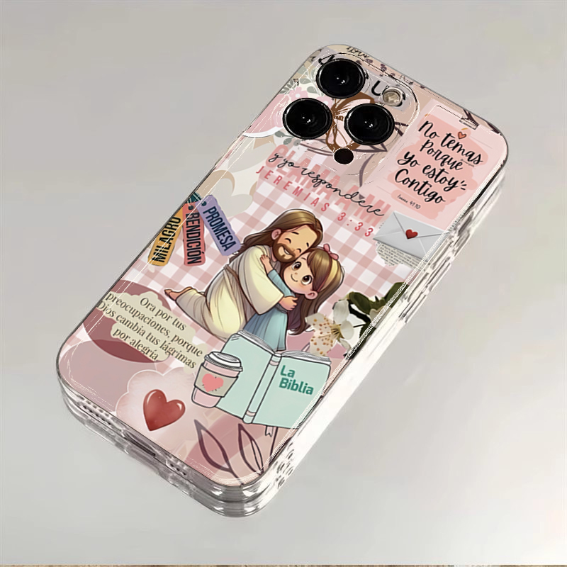 Cartoon Jezus En Ik Bijbelvers - Phone Cases Jesus recensie en prijs