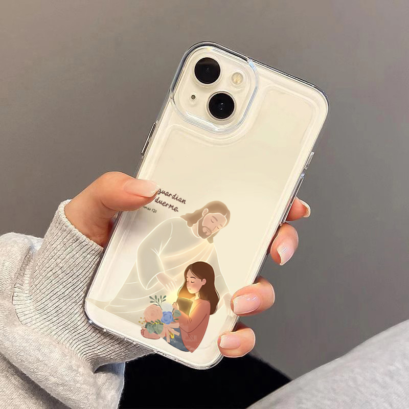 Cartoon Jezus En Ik Bijbelvers - Phone Cases Jesus recensie en prijs