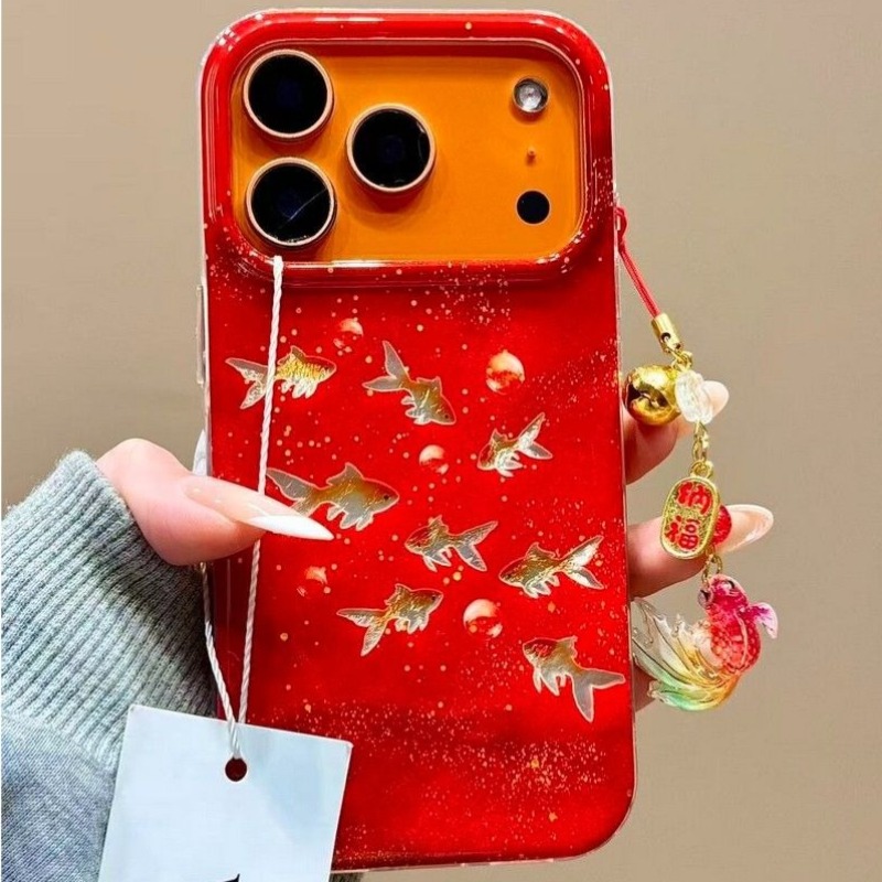 Geluksbrenger Rode Glitter Gou - Phone Cases Redbubble recensie en prijs
