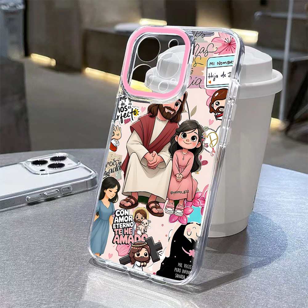 Kleurrijke beschilderde telefo - Phone Cases Jesus recensie en prijs