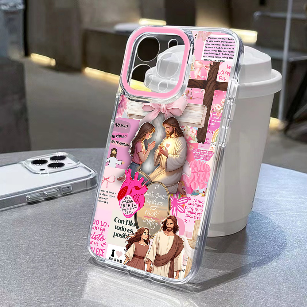 Kleurrijke beschilderde telefo - Phone Cases Jesus recensie en prijs
