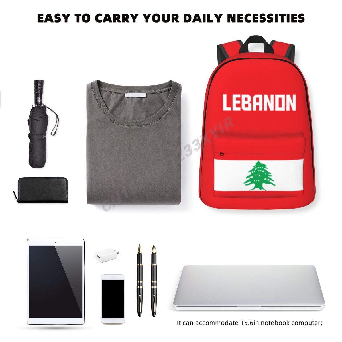 Unisex rugzak Libanon Flag1 St - Phone Cases Lebanon recensie en prijs