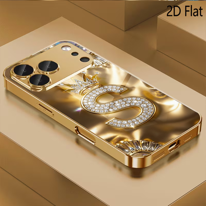 Crown S Patroon gehard glas on - Phone Cases With Camera Cover recensie en prijs