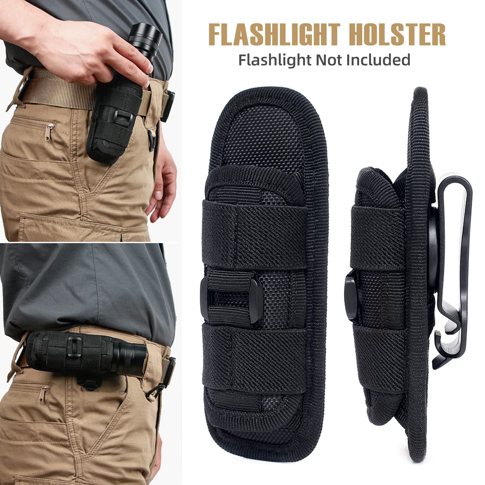 Tactische Zaklamp Cover Nylon  - Military Grade Case recensie en prijs