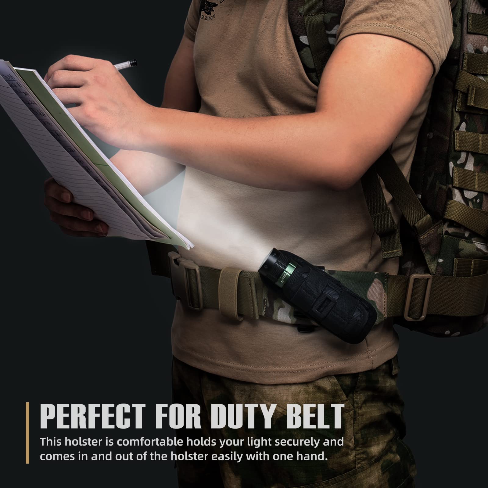 Tactische Zaklamp Cover Nylon  - Military Grade Case recensie en prijs