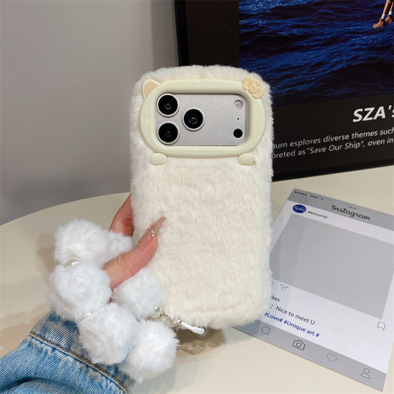 Luxe effenkleurige pluche tele - Phone Cases Popular recensie en prijs