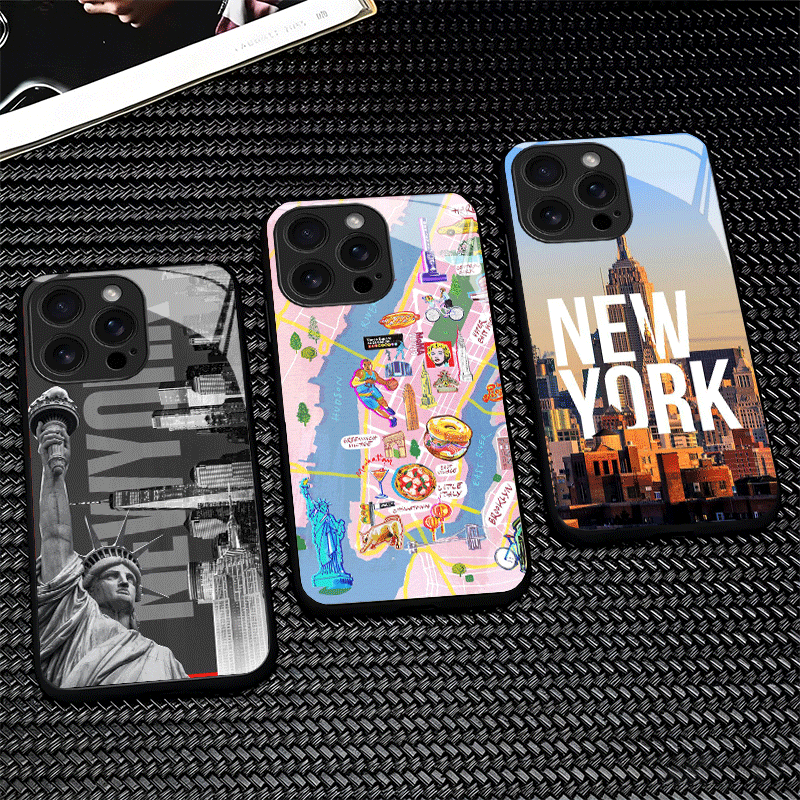 NYC New York City Glazen Telef - Phone Cases York recensie en prijs