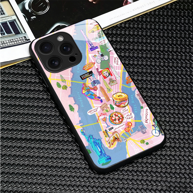 NYC New York City Glazen Telef - Phone Cases York recensie en prijs